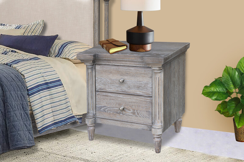 GREY SUMMIT NIGHTSTAND