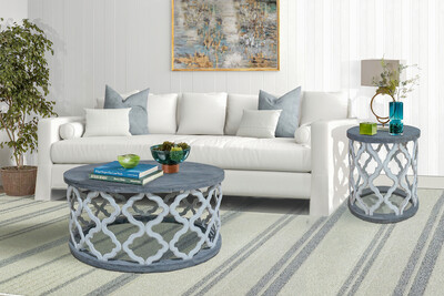 SANTA CRUZ COCKTAIL TABLE - DISTRESSED GREY