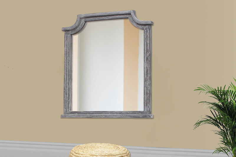 DALLAS MIRROR - DISTRESSED GREY (DISC)