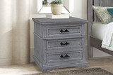 DALLAS NIGHTSTAND - DISTRESSED GREY