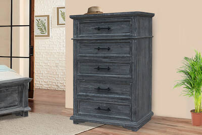 DALLAS CHEST - STONE GREY