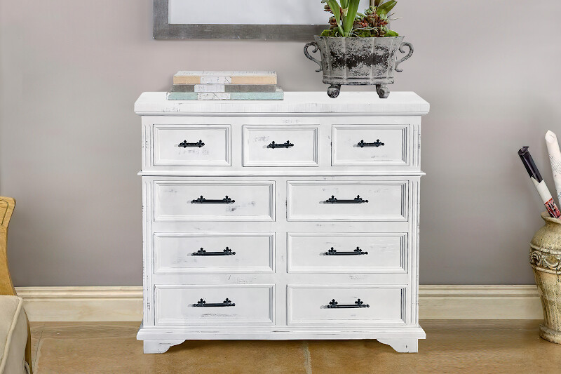 DALLAS GENTLEMAN’S CHEST - DISTRESSED WHITE