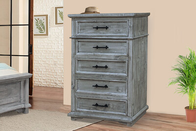 DALLAS CHEST - DISTRESSED GREY