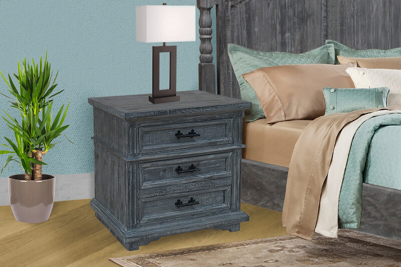 DALLAS NIGHTSTAND - STONE GREY