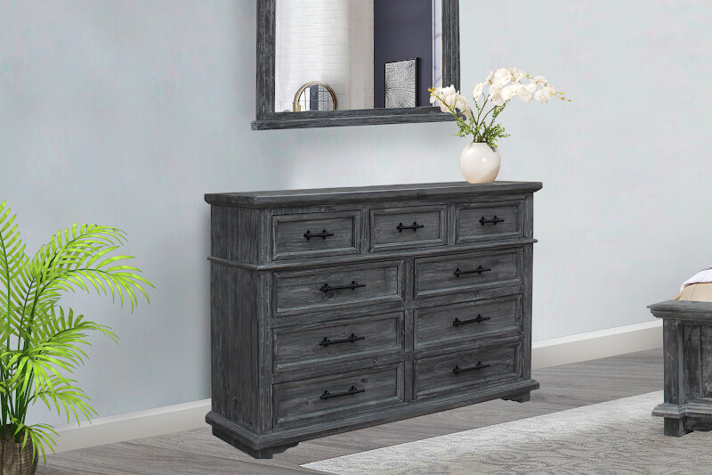 DALLAS DRESSER - STONE GRAY