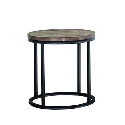 ROUND END TABLE- CASUAL WHEAT (DISC)