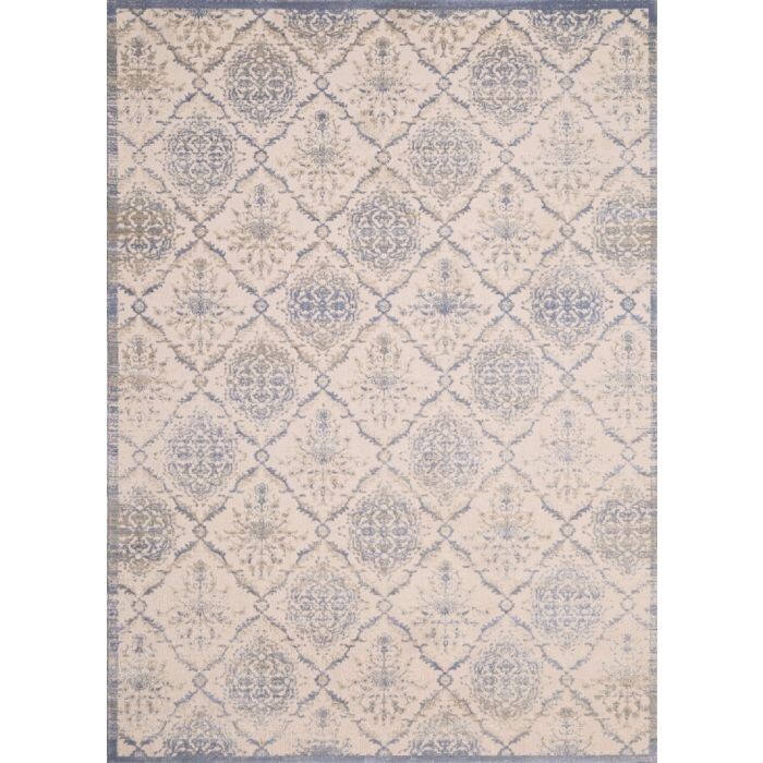 DAIS ELEGANT TRELLIS LIGHT BLUE 5X8 (DISC)