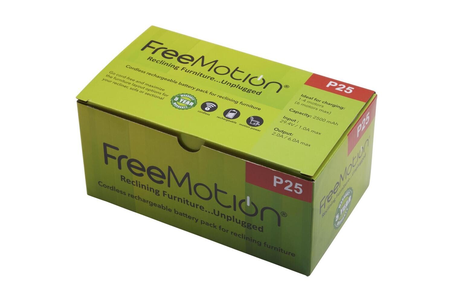 FREEMOTION 2500 MAH BATTERY FOR POWER RECLINING FURNITURE