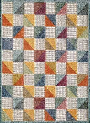 CALLA 6930 IVORY/MULTI SCOPE 5X7 Indoor/Outdoor Rug
