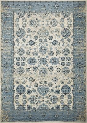HERITAGE 9368 IVORY/BLUE TRADITIONS 5X7