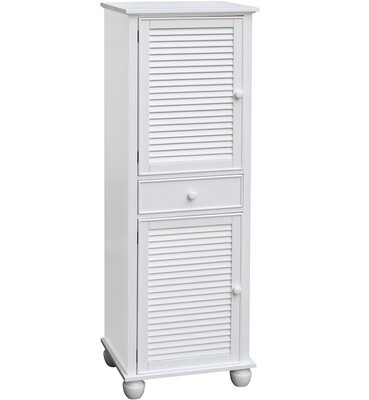NANTUCKET TALL CABINET - WHITE