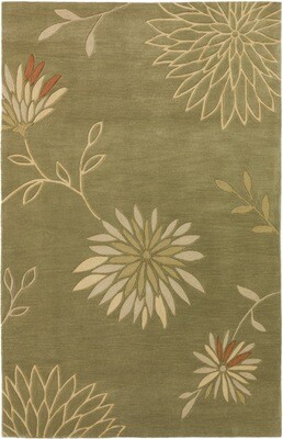 RUG- STUDIO 301 ALOE 5’X7’9