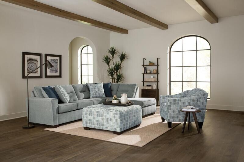 BONO SLATE 2PC SECTIONAL