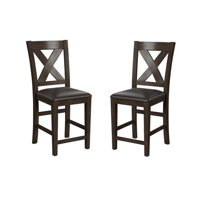 SPENCER NONSWIVEL COUNTER STOOL (BOX OF 2)