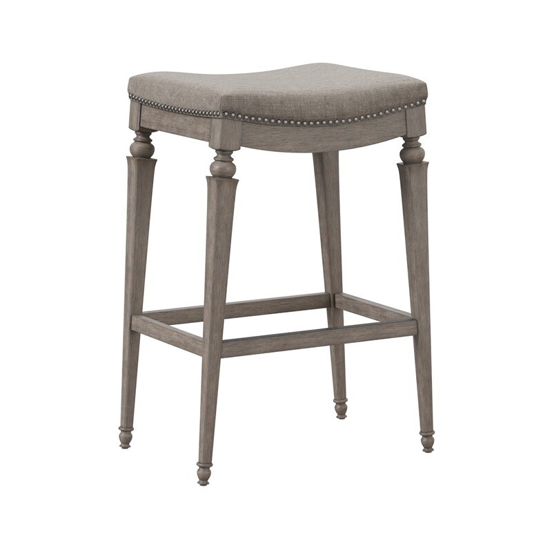 VETRINA BACKLESS COUNTER STOOL-GRAY