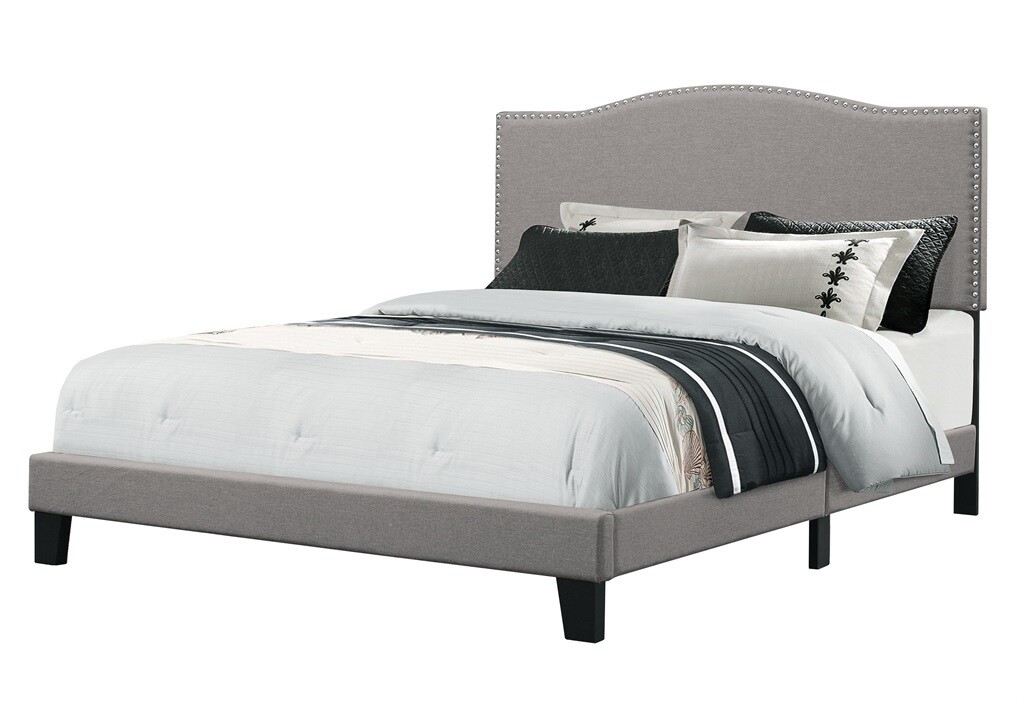 KILEY UPHOLSTERED BED IN ONE QUEEN (GLACIER GREY)