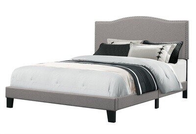 KILEY UPHOLSTERED BED IN ONE QUEEN (GLACIER GREY) (DISC) KILEY UPHOLSTERED BED IN ONE QUEEN (GLACIER GREY) (DISC)