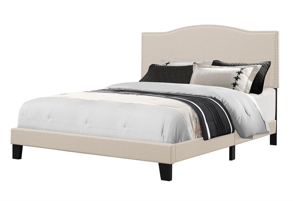 KILEY QUEEN BED IN BOX - LINEN