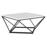 RIKO COFFEE TABLE W/ METAL LEG