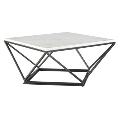 RIKO COFFEE TABLE W/ METAL LEG