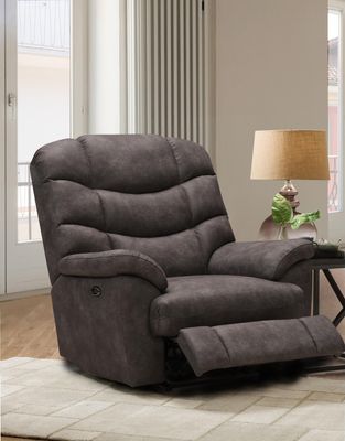 BIG EASY GUNMETAL POWER WALLSAVER RECLINER