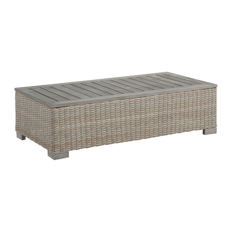 OLLIE RECTANGULAR COFFEE TABLE - TAN