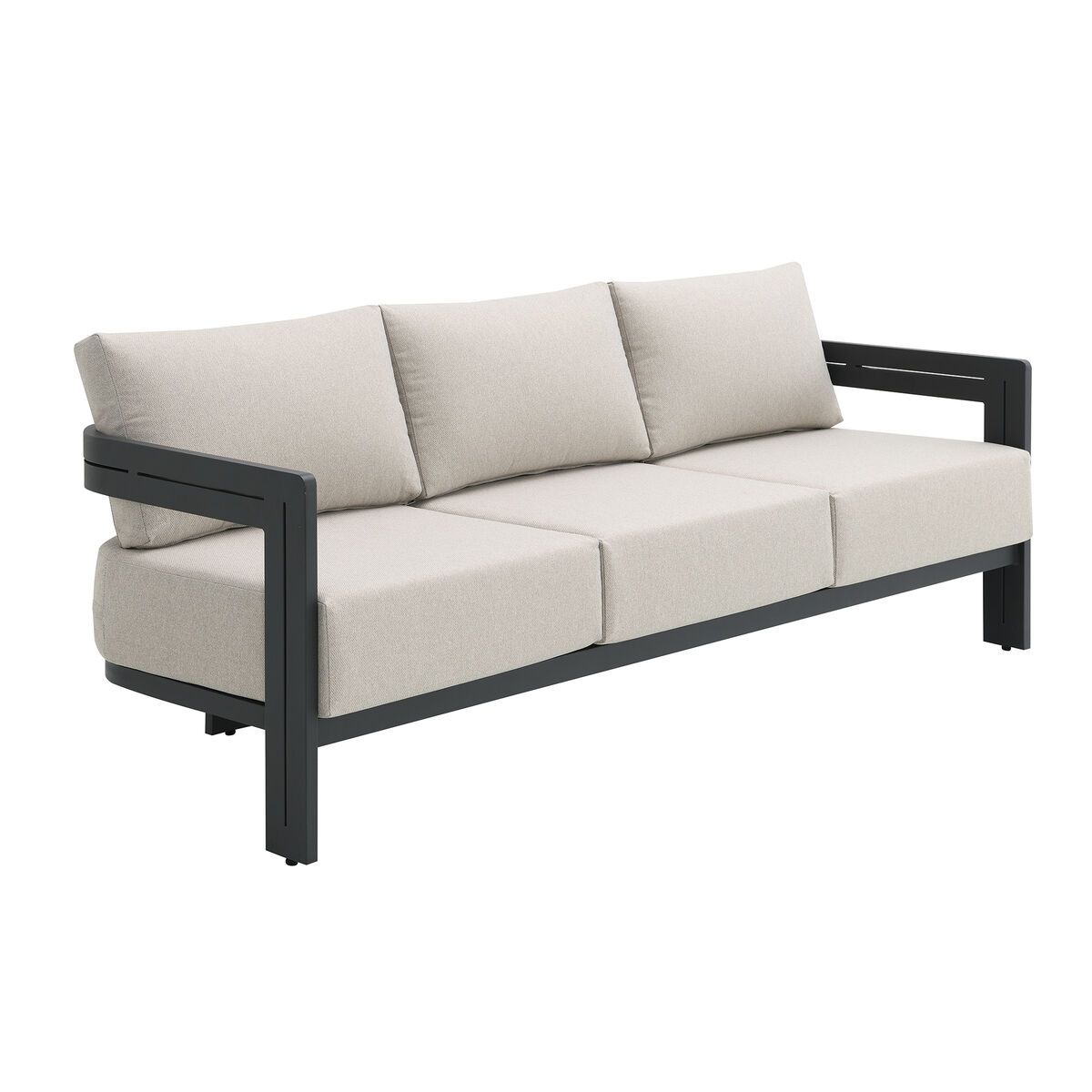 COSTA SOFA - BLACK AND SOLUCTION BEIGE