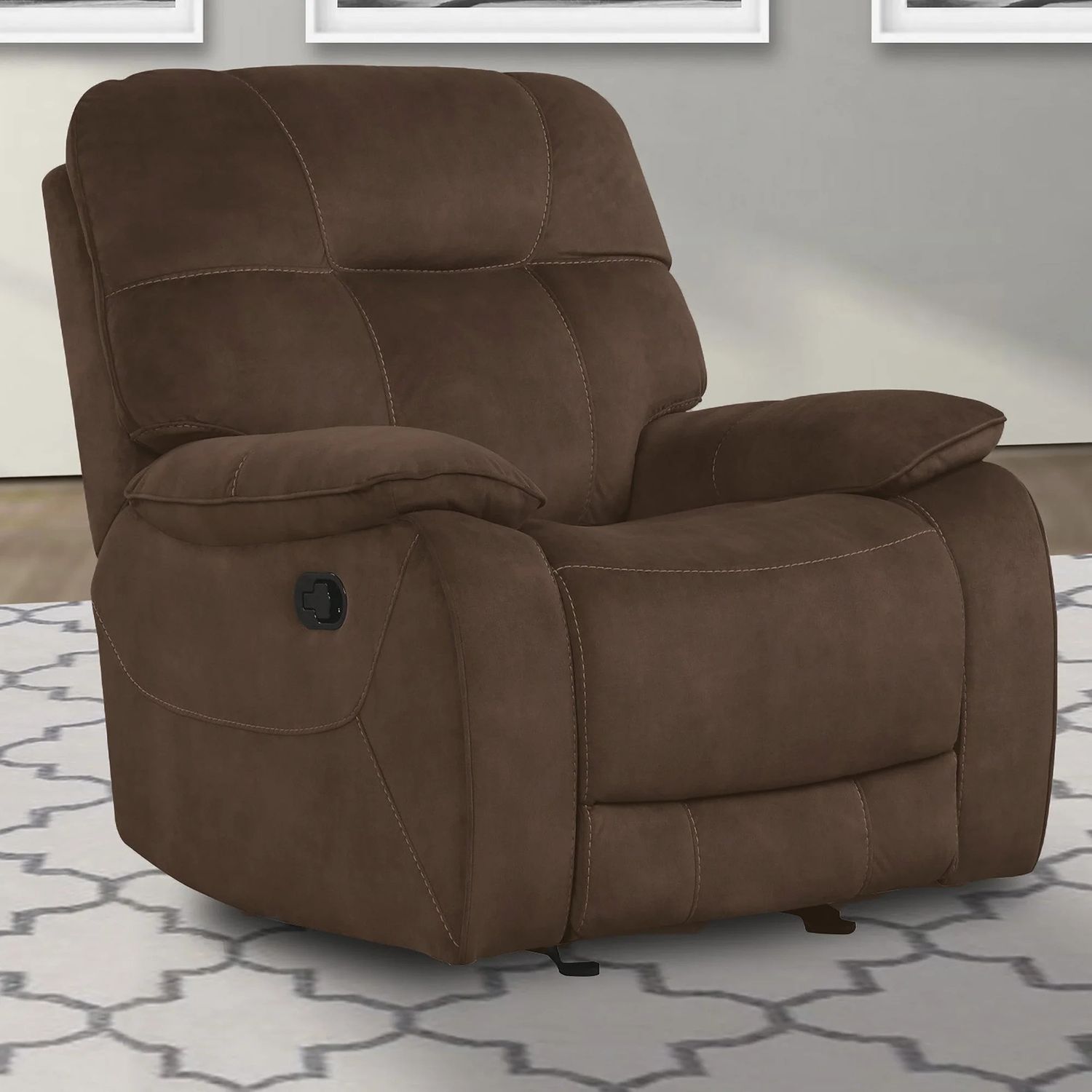 COOPER GLIDER RECLINER - SHADOW BROWN