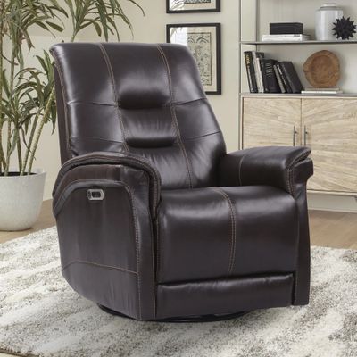CARNEGIE POWER RECLINER - VERONA COFFEE
