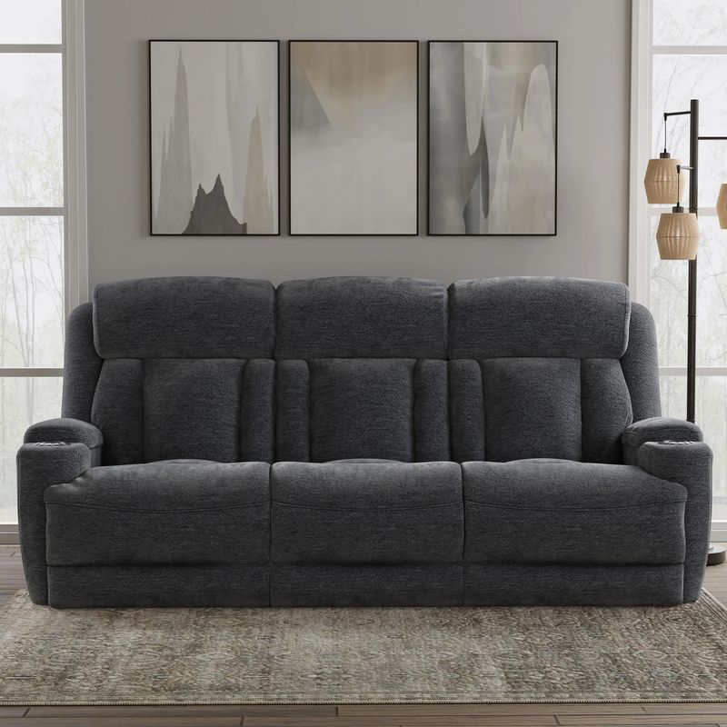 DALTON  POWER SOFA - LUCKY CHARCOAL