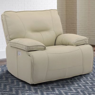 SPARTACUS POWER/POWER RECLINER W/ USB - OYSTER