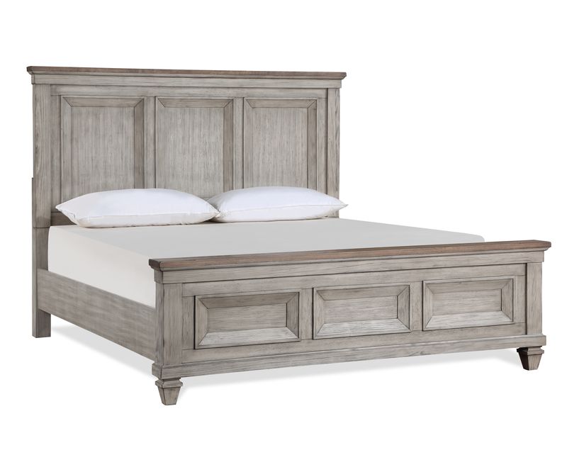 MARIANA QUEEN BED -VINTAGE CREME