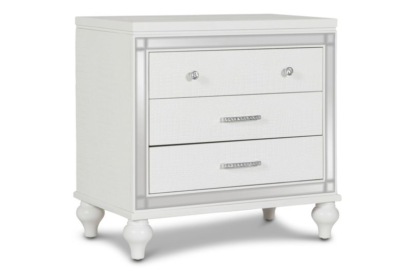 VALENTINO II NIGHTSTAND - WHITE
