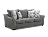 SHUMAN CHARCOAL QUEEN SLEEPER SOFA (DISC)