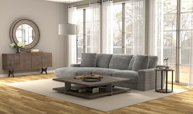 COMFREY 2PC LSF SOFA CHAISE - MOONSTRUCK