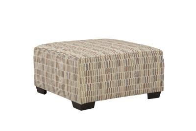 BONO TAUPE ACCENT COCKTAIL OTTOMAN