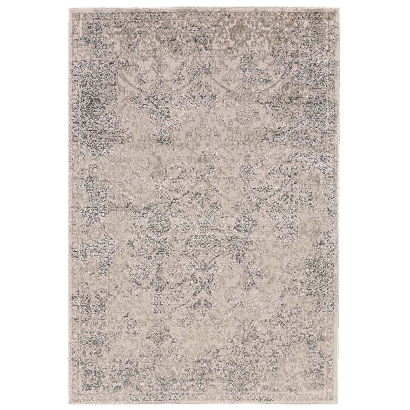 3682F KASHAN-AH LT GRAY 5X7