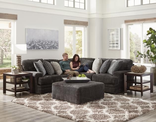 MAMMOTH 51” COCKTAIL OTTOMAN - SMOKE