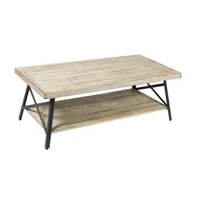 CHANDLER COCKTAIL TABLE - WHITE WASH