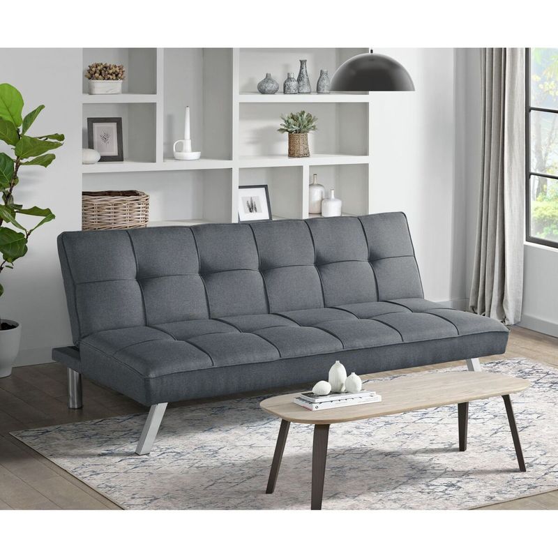 SMASH FUTON SLEEPER SOFA - SANDRA GREY