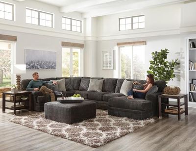MAMMOTH 3PC RSF CHAISE/ARMLESS SOFA SECTIONAL - SMOKE