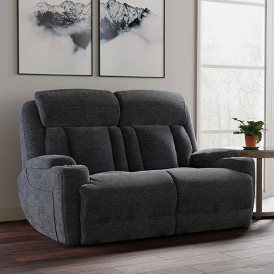 DALTON POWER LOVESEAT - LUCKY  CHARCOAL