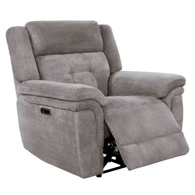 RICHLAND Power Recliner with Power Headrests - BRISTOL GREY