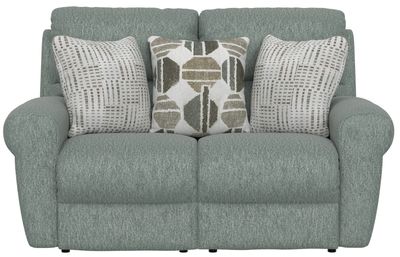 KELLEN-LAY FLAT RECLINING LOVESEAT - WOODLANDS