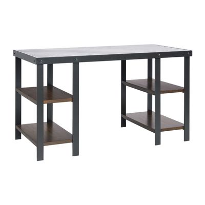 JOLENE DESK W/ WHITE MARBLE PAPER TOP