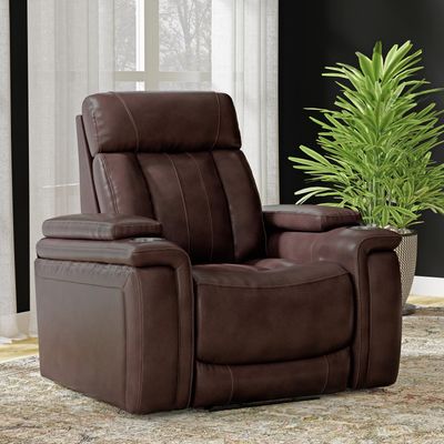 ROYCE POWER RECLINER - FANTOM BROWN