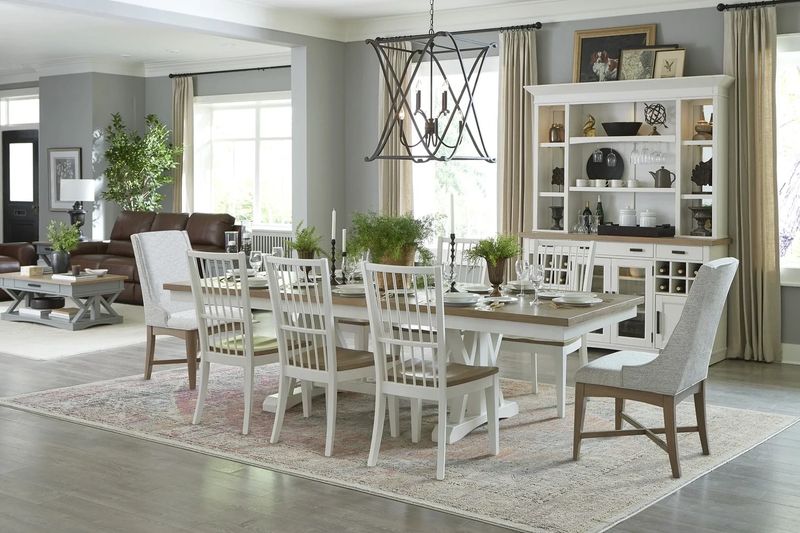 AMERICANA MODERN TRESTLE TABLE - COTTON