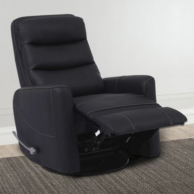 HERCULES- BLACK GLIDER SWIVEL REC W/ ARTICULATING HDR