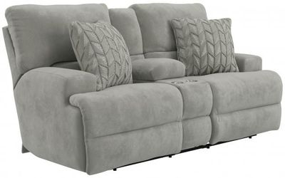 RENALDO POWER ZERO GRAV RECLINING LOVESEAT - STONE