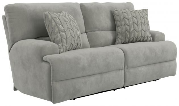RENALDO POWER ZERO GRAV RECLINING SOFA - STONE